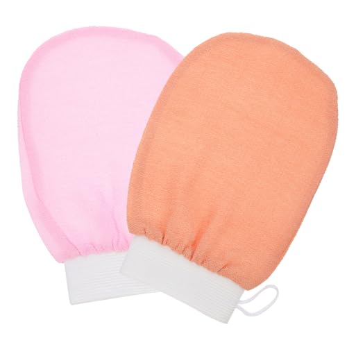Mikinona 2 Stück Handschuhe Schrubben -waschlappen Fäustlinge Zum Schrubben Der Haut Peeling-fäustlinge Mädchen Bathhandschuh Hautscheuerhandschuh Duschschuh Duschzubehör Viskosefaser Mikinona 2 Stück Handschuhe Schrubben -waschlappen Fäustlinge Zum Schrubben Der Haut Peeling-fäustlinge Mädchen Bathhandschuh Hautscheuerhandschuh Duschschuh Duschzubehör Viskosefaser von Mikinona
