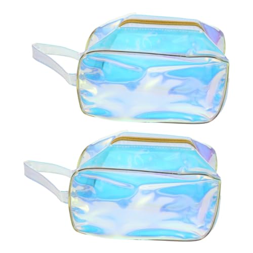 Mikinona 2stücke wasserdichte Kosmetiktasche Für Damen Tragbarer Make-up Organizer Für Reise Und Zuhause Für Lippenstift Toilettenartikel Und Schmuck Großzügiger Stauraum Leicht Und von Mikinona