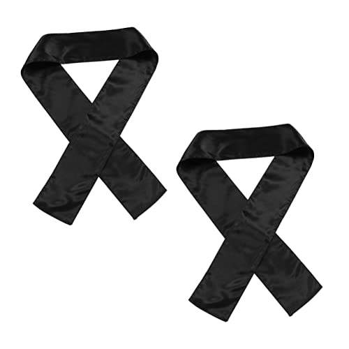 Mikinona 2stücke Damen Perücken-grip-band Satin Stirnbänder Wickelband Nicht-haarwickel Seiden-stirnband Perücken-griffband Verlegung Schal von Mikinona
