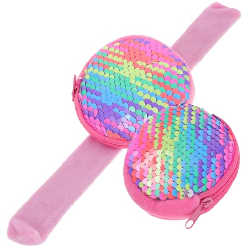 Mikinona 2 Stück Slap Armbänder für Niedlichem Design und Angenehmem Tragegefühl Vielseitig als Geburtstags partygeschenke und Praktische Geldbörsen für Mädchen und Jungen Geeignet von Mikinona