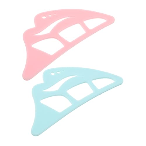 Mikinona 2 Stück Teiliges Eyeliner Schablonen aus Silikon Wiederverwendbarer Augen-make-up Guide für Präzise Cat Eye und Winged Liner Looks Leichtes Tragbares Tool für Saubere Striche und von Mikinona