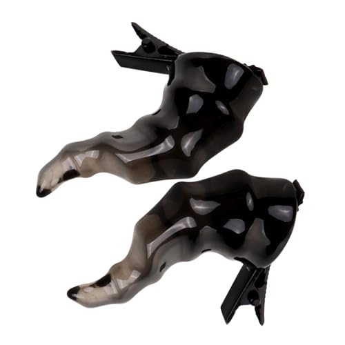 Mikinona 2 Stück Teiliges Halloween Evil Ears Cosplay Haarspangen mit Teufelsohren für Damen und Perfektes Kostümzubehör für Halloween Karneval und Partys von Mikinona