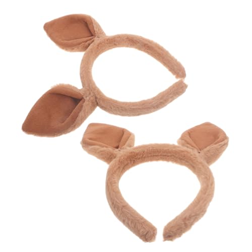 Mikinona 2 Stück Tierohren Haarreif Niedliche Tierohren Kopfbedeckung für Cosplay Halloween und Partys aus Strapazierfähigem Material Leicht und Sicher für Unvergessliche Fotos von Mikinona