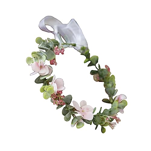 Mikinona 2 Stücke Blumenstirnband Für Hochzeit Beflockung Blumenkrone Brautstirnband Zarte Braut Kopfschmuck Dekoratives Haar-accessoire Chic Style von Mikinona