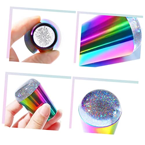 Mikinona 2 Stücke Klarer Nagelstempel Transparentes Maniküre Werkzeug für Nail Art Stamping für Designs und Anfänger Stempelkissen Stempel Mikinona 2 Stücke Klarer Nagelstempel Transparentes Maniküre Werkzeug für Nail Art Stamping für Designs und Anfänger Stempelkissen Stempel von Mikinona