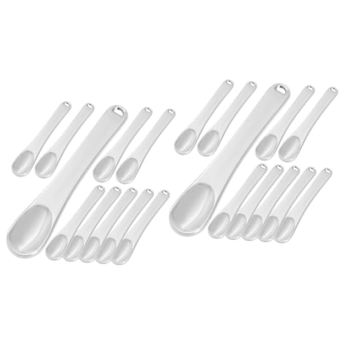 Mikinona 20 Stk Kosmetiklöffel Aus Metall Koreanischer Löffel Spatel Für Make-up Make-up-spatel Lotionsspatel Gesichtsspatel Hautpflegemasken Augencremestift Bilden Legierung Silver Mikinona 20 Stk Kosmetiklöffel Aus Metall Koreanischer Löffel Spatel Für Make-up Make-up-spatel Lotionsspatel Gesichtsspatel Hautpflegemasken Augencremestift Bilden Legierung Silver von Mikinona