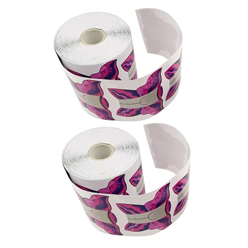 Mikinona 200 Stk Nailart-zubehör Nagelkunstzubehör Nagelkunstformaufkleber Nagelverlängerung Gel-builder-erweiterungen Nail Art Guide Aufkleber Nail-tech-zubehör Formführer-aufkleber von Mikinona