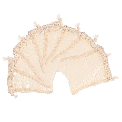 Mikinona Stk Aufbewahrungstasche für Seife Blasen machen Maschen Seifennetzbeutel sprudelnde Taschen seifen halterung soap holder Badezubehör Seifenbeutel Bettwäsche aus Baumwolle von Mikinona