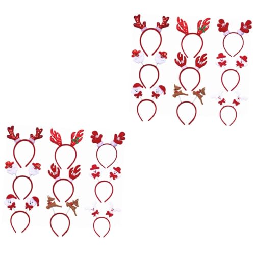 Mikinona Stk Weihnachtshaarband fasching kopfbedeckung fastnacht kopfbedeckung weihnachtskopfbedeckungen Weihnachtsstirnbänder Weihnachtsgeschenke weihnachtskostüm stirnbänder von Mikinona