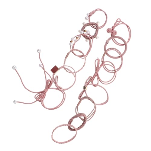 Mikinona Stück Haarseilkopfschmuck Set Haarzubehör Profi-Haargummis Haarbindungen für Frauen Mädchen Haarstylingzubehör elastische Haarbänder dehnbare Haargummis Haare Gummiband Rosa Mikinona Stück Haarseilkopfschmuck Set Haarzubehör Profi-Haargummis Haarbindungen für Frauen Mädchen Haarstylingzubehör elastische Haarbänder dehnbare Haargummis Haare Gummiband Rosa von Mikinona