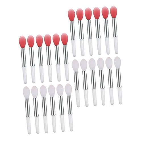 Mikinona 24stücke Silikon Lippenpinsel Für Lippenstift Frauen Make-up-tools Transparent Tragbar Einwegpinsel Abwaschen Professioneller Gebrauch von Mikinona