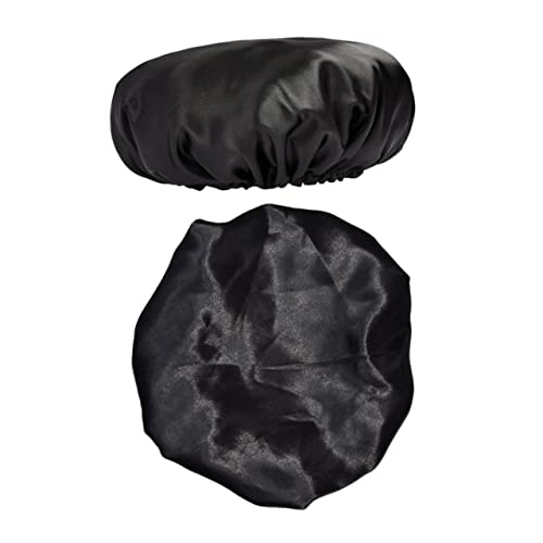 Mikinona 2Pcs Herren Bandana Satin Motorhauben Satin Turban Für Herren Herren Motorhaube Zum Schlafen Satin Schlafmütze Motorhaube Für Haar Schönheit Hut Haarkappe Schal Mann von Mikinona