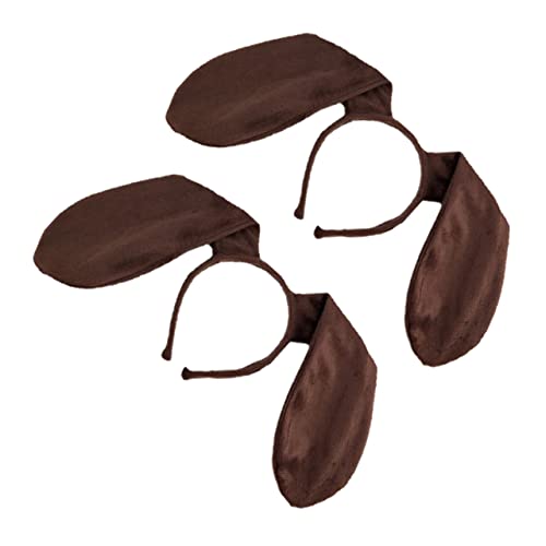 Mikinona 2stücke Stirnband Für Dackel Ohren Haarreifen Party Kopfbedeckung Deko Festivalkostüm Requisit Karneval Silvester Masquerade Accessoire Kopfornament von Mikinona