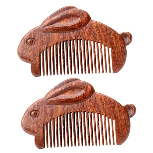 Mikinona 2stücke Sandelholz Haarkamm Für Männer Und Frauen Antistatischer Massagekamm Handgefertigt Aus Natürlichem Holz Für Langes Und Dickes Haar Für Tägliche Haarpflege Und von Mikinona