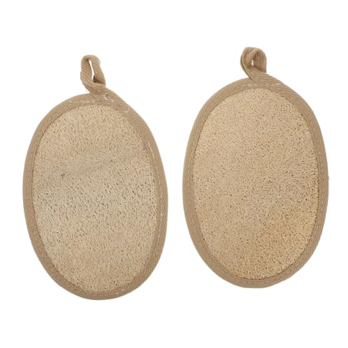 Mikinona 2er-pack Luffa-badetücher Natürlicher Luffa-schrubber Für Die Badreinigung von Mikinona