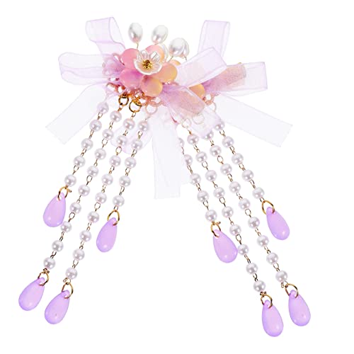 Mikinona 2stücke Blumen Ohrringe Mit Fransen Retro Haarspangen Für Mädchen Haaraccessoires Für Besondere Anlässe Für Partys Und Fotoshootings von Mikinona