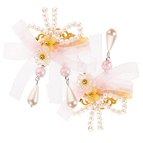 Mikinona 2stücke Blumen-haarclips Mit Quasten Und Perlen Haaraccessoires Für Mädchen Und Frauen Für Partys Hochzeiten Und Alltag Mikinona 2stücke Blumen-haarclips Mit Quasten Und Perlen Haaraccessoires Für Mädchen Und Frauen Für Partys Hochzeiten Und Alltag von Mikinona