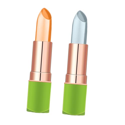 Mikinona 2stücke Teiliges Set Temperaturverändernder Lippenstift Lip Gloss Feuchtigkeitsspendend Langanhaltend Und Pflegend Für Wunderschöne Lippen Natürlichen Farben Nude von Mikinona