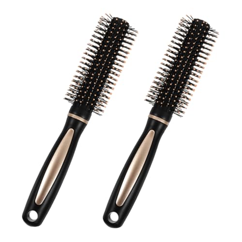 Mikinona 2stücke Haarbürste Antistatisch Mit Massagefunktion Für Kopfhaut Lockenbürste Zum Entwirren Und Glätten Von Haaren Ergonomischer Griff Für Männer Und Frauen Reisegeeignet von Mikinona