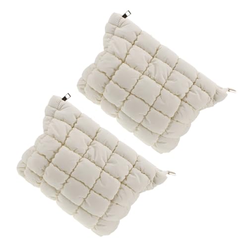 Mikinona 2stücke Faltbarer Kosmetik-Organizer Mit Druckdesign Aufbewahrungstasche Für Make-up-Pinsel Und Toilettenartikel Flache Reise-Make-up-Tasche Geeignet Für Damen Und Täglichen von Mikinona