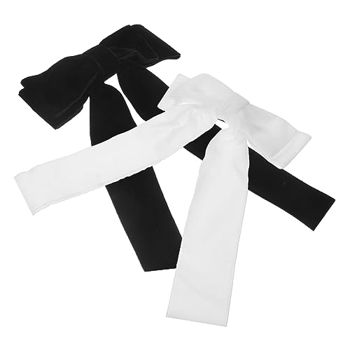 Mikinona 2stücke Große Schleifen-haarspangen Samt Stilvolle Haarklammern Für Damen Für Haartypen Für Büro Und Besondere Anlässe von Mikinona