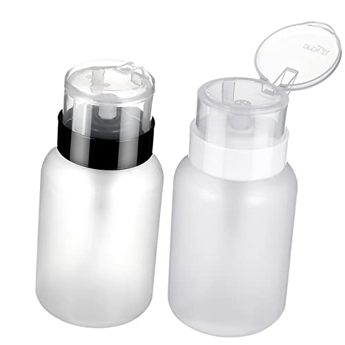 Mikinona 2stücke Leere Pumpflaschen Für Nagellackentferner Transparente Plastikflaschen Zum Herunterdrücken Für Make-up-entferner Flüssigkeiten Mikinona 2stücke Leere Pumpflaschen Für Nagellackentferner Transparente Plastikflaschen Zum Herunterdrücken Für Make-up-entferner Flüssigkeiten von Mikinona