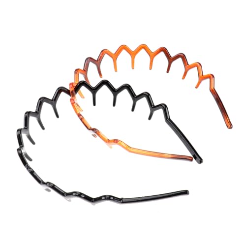 Mikinona 2stücke Zahn Plastik Haarreifen Mit Zähnen Damen Stirnband Mode Haarreif Frauen Haar Anti-slip Haar Hoops Dekoration von Mikinona