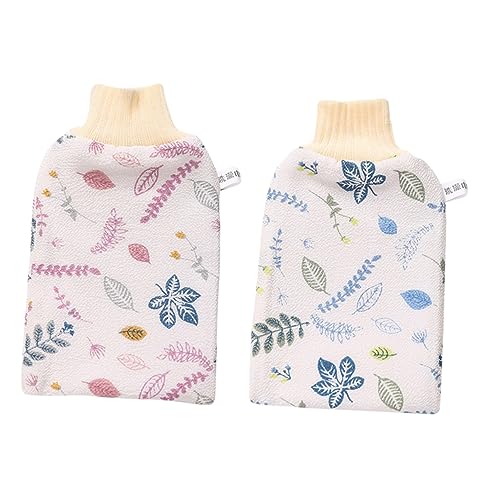 Mikinona Peeling-badehandschuhe für Den Körper Doppelseitig Badetuch Handschuhe Duschhandschuhe Tragbar für Familie Kollegen Freunde Reisegeschenk von Mikinona