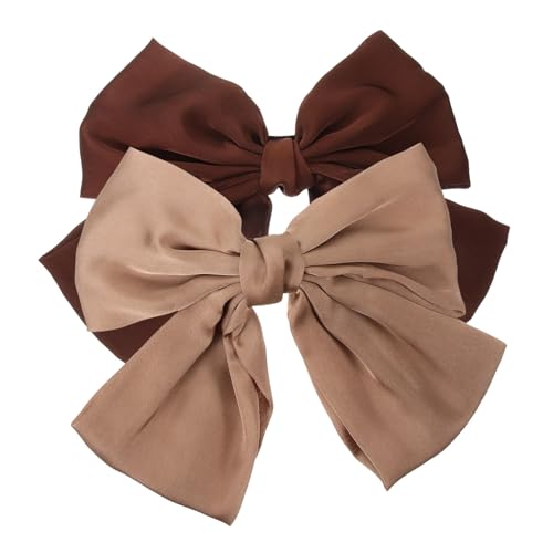 Mikinona 2stücke Große Haarschleifen Für Frauen Elegante Haarspangen Für Mädchen Rutschfest Und Vielseitig Für Hochzeiten Partys Und Alltag von Mikinona