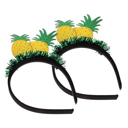 Mikinona 2stücke Ananas Haarreif Lustiger Frucht-stirnband Für Partys Und Feste Leicht Und Bequem Für Junge Mädchen Und Erwachsene Sommer-accessoire Für Besondere Anlässe von Mikinona