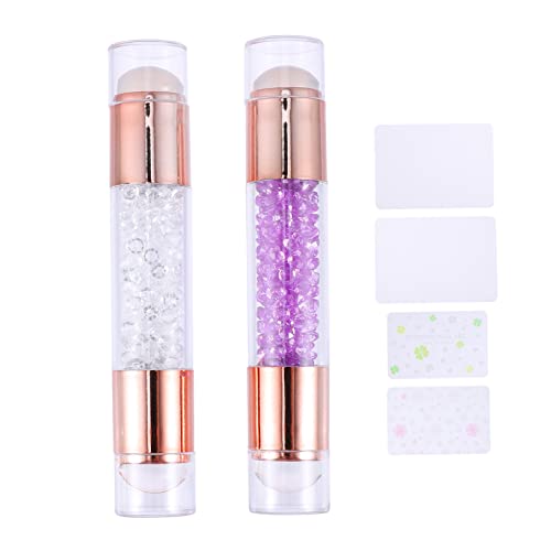 Mikinona 2stücke Doppelseitiger Nagel Stamper Maniküre-stempel Nail Art-stempel Salon-nagelstempel Nail Art-siegel Diy-maniküre-werkzeug Für Home Use von Mikinona