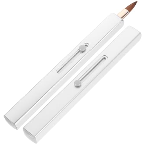 Mikinona 2stücke Einziehbarer Lippenpinsel Lippenstiftpinsel Lippenapplikator Make-up-pinsel Concealer-pinselstab Make-up-tools Für Frauen Zum Auftragen Von Lippenstift Und Lipgloss Mit von Mikinona