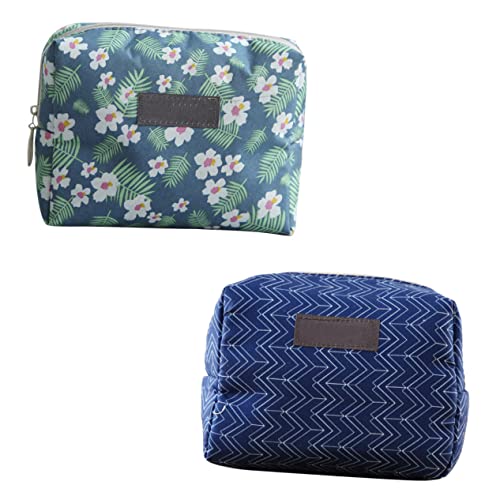 Mikinona 2stücke Mini Kosmetiktasche Für Damen Von Waschbeuteln Mit Musterdruck Leichte Kulturbeutel Für Reisen Haushalt Und Make-up Utensilien Mit Glattem Reißverschluss Mikinona 2stücke Mini Kosmetiktasche Für Damen Von Waschbeuteln Mit Musterdruck Leichte Kulturbeutel Für Reisen Haushalt Und Make-up Utensilien Mit Glattem Reißverschluss von Mikinona
