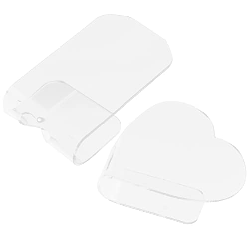 Mikinona 2stücke Transparente Mischpaletten Für Make-up Und Nagelkunst Handliche Make-up-schalen Von Lidschatten Lippenstiften Und Für Kosmetikprojekte von Mikinona