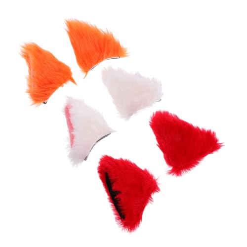 Mikinona 3 Paare Plüsch Katzenohren Haarklammern Cosplay Haarschmuck Weiche Cartoon Haarspangen für Kostümpartys Halloween Themenpartys Mädchen und Frauen Zubehör Mikinona 3 Paare Plüsch Katzenohren Haarklammern Cosplay Haarschmuck Weiche Cartoon Haarspangen für Kostümpartys Halloween Themenpartys Mädchen und Frauen Zubehör von Mikinona