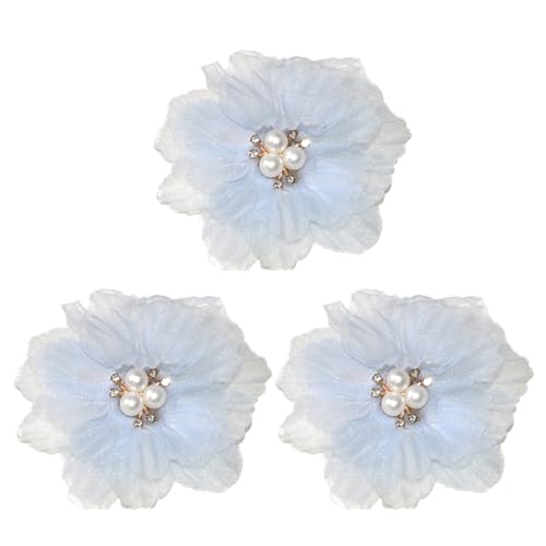 Mikinona 3stücke Blumen Haarspange Haarnadelclip Kinderhaarspange Mädchenhaarspange Für Teens Frauen Glattes Lockiges Haar Zubehör von Mikinona