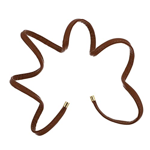 Mikinona 3 Stück Haargummis Aus Pu-leder Für Damen Haardraht Kreativer Pferdeschwanzhalter Stilvoller Kopfschmuck Weich Und Bequem von Mikinona