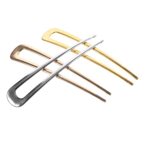 Mikinona 3stücke U-förmige Haarnadeln Metall Für Damen Klassische Haarspangen Für Hochsteckfrisuren Langlebig Und Elegant Haaraccessoire Für Besondere Anlässe Und Alltag Mikinona 3stücke U-förmige Haarnadeln Metall Für Damen Klassische Haarspangen Für Hochsteckfrisuren Langlebig Und Elegant Haaraccessoire Für Besondere Anlässe Und Alltag von Mikinona