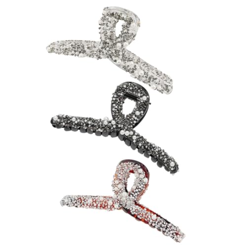 Mikinona 3stücke Perlen Haarspange Für Mädchen Frauen Haarschmuck Haardekor Zarte Haar Klammer Clip Langlebiges Haaraccessoire Für Hochzeit Party Geburtstag von Mikinona