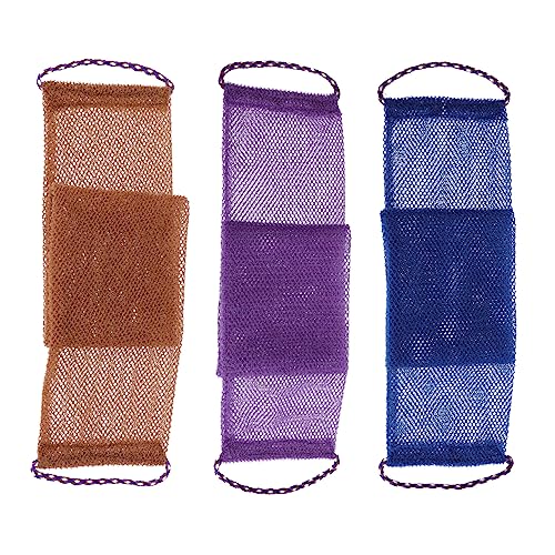 Mikinona 3stücke Badepeeling-schrubber Für Körper Haut Duschhaut-schrubber Bade-körperreinigungstuch Badetuch Bade-körperreinigungstuch Badetuch von Mikinona