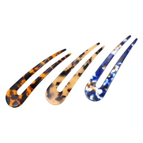 Mikinona 3stücke Teiliges U-förmige Haarnadeln Acetat Für Hochsteckfrisuren Vintage-stil Für Und Mädchen Dunkler Und Blauer Farbe Mikinona 3stücke Teiliges U-förmige Haarnadeln Acetat Für Hochsteckfrisuren Vintage-stil Für Und Mädchen Dunkler Und Blauer Farbe von Mikinona