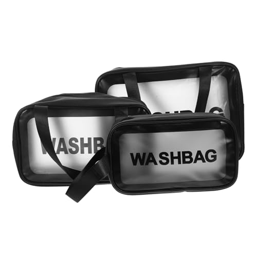 Mikinona 3stücke Transparente Reise-Kosmetiktasche Für Damen Wasserabweisende Kulturbeutel Für Make-up Und Reiseutensilien Geeignet Für Täglichen Gebrauch Und Outdoor-aktivitäten Mikinona 3stücke Transparente Reise-Kosmetiktasche Für Damen Wasserabweisende Kulturbeutel Für Make-up Und Reiseutensilien Geeignet Für Täglichen Gebrauch Und Outdoor-aktivitäten von Mikinona