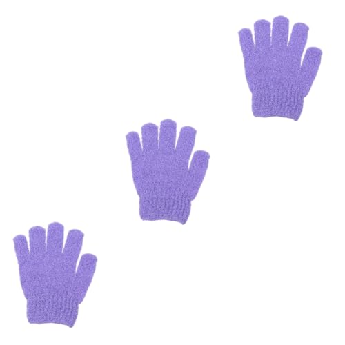 Mikinona 30 Stk Fünf-Finger-Badehandschuhe Körperpeeling-Schwamm Körpertücher zum Duschen exfoliating glove exfoliate gloves Peelings handtuch Badehandschuhe aus Nylon Badeschrubber Violett Mikinona 30 Stk Fünf-Finger-Badehandschuhe Körperpeeling-Schwamm Körpertücher zum Duschen exfoliating glove exfoliate gloves Peelings handtuch Badehandschuhe aus Nylon Badeschrubber Violett von Mikinona