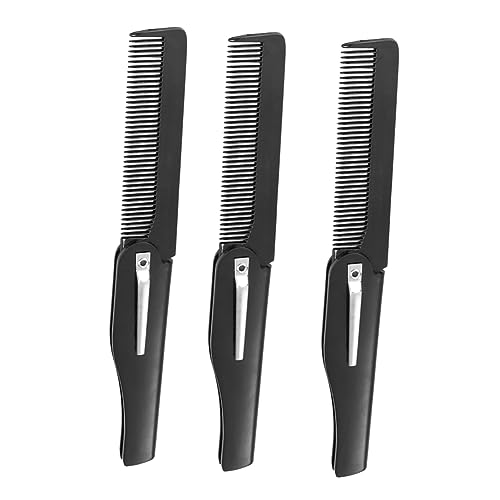 Mikinona Tragbares Haarkamm-set Mit 3 Haarkämmen Antistatisch Für Unterwegs Styling-tool Für Männer Und Frauen von Mikinona