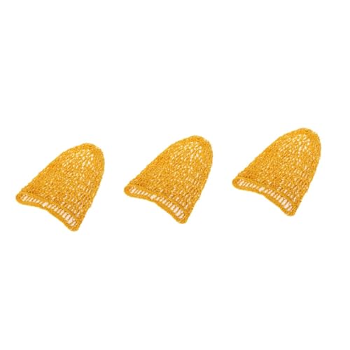 Mikinona 3 Stücke Haarnetz Bänder Abdeckung Rayon Net Haarnetz Für Schlafen Häkeln Haarnetz Für Frauen von Mikinona