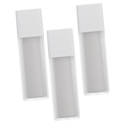 Mikinona 3stücke Airless-pumpflasche Für Lotion Stabiles Material Kompakt Und Leicht Für Reisen Pressflasche Als Behälter Für Kosmetik Gesichtscreme Und Handcreme von Mikinona
