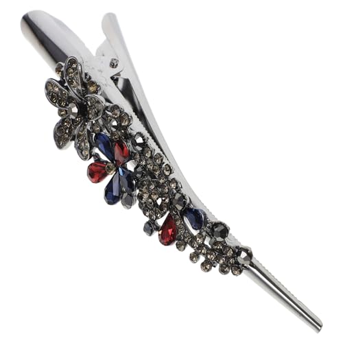 Mikinona 3stücke Duckbill Clip Mit Strasssteinen Eleganter Haarschmuck Für Damen Bunte Haarspange Und Styling Barrette Für Besondere Anlässe Und Alltag von Mikinona