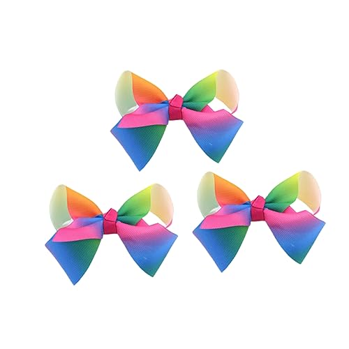 Mikinona 3stücke Haarspangen Für Mädchen Aus Strapazierfähigem Material Farbverlauf Regenbogen Design Haarspangen-accessoires Als Geburtstagsgeschenk Für Partys von Mikinona