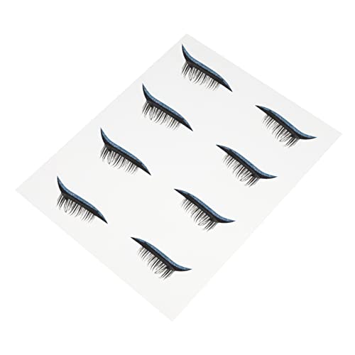 Mikinona 4 Paar Selbstklebende Eyeliner-aufkleber Wimpernaufkleber Glänzende Wimpernaufkleber Für Schnelle Make-up-tools von Mikinona