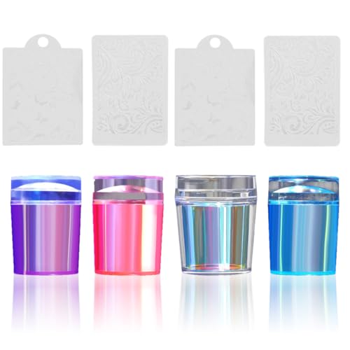Mikinona 4sätze Nagelstempelset Mit French-tip Maniküre Stampers Nailart-stempel Nagelstempel Für Maniküre Nagel-beauty-werkzeug Diy-nailart-werkzeug von Mikinona